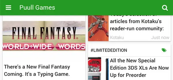 A mockup of what the homepage would show to the user.